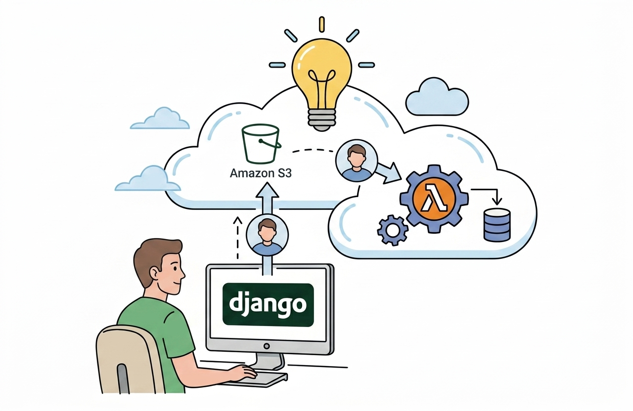 HobbyHubの画像アップロードを非同期化する ― S3 + Lambda + Djangoで詰まった4つのポイント